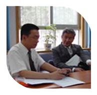 新竹公司總經(jīng)理在建筑材料科學(xué)研究院會見北京航空航天大學(xué)陳汴琨教授。