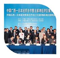 2008年5月15日中國廣西－日本經(jīng)貿(mào)合作暨廣西北部灣經(jīng)濟(jì)區(qū)推介會在東京舉行馬飚等出席并致辭